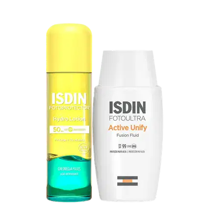 Imagem do produto Kit ISDIN Foto Ultra Active Unify + HydroLotion (2 Produtos)