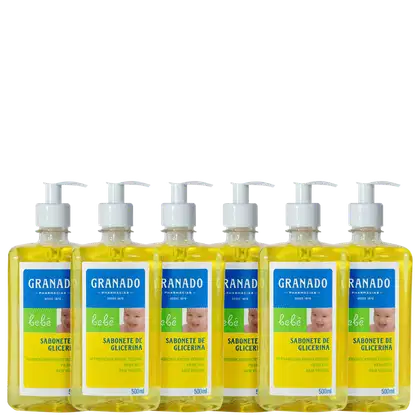 Imagem do produto Kit Granado Bebê Glicerina Tradicional - Sabonete Líquido (6 Unidades)