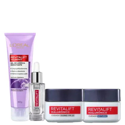 Imagem do produto Kit L’Oréal Paris Revitalift Hialurônico (4 Produtos)
