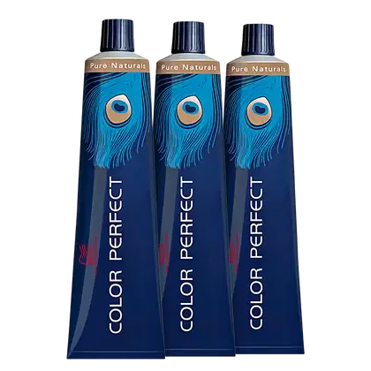 Imagem do produto Kit Wella Professionals Color Perfect 7/0 Louro Médio - Coloração Permanente (3 Unidades)