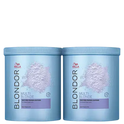 Imagem do produto Kit Wella Professionals Blondor Multi Blonde - Pó Descolorante (2 Unidades)