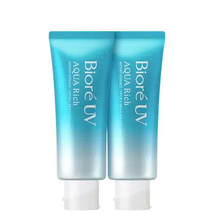Imagem do produto Kit Bioré Aqua Rich Watery Essence FPS 50 - Protetor Solar Facial e Corporal (2 Unidades)