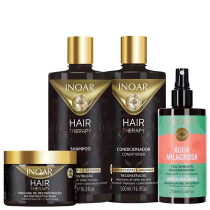 Imagem do produto Kit Inoar Hair Therapy & Spray Água Milagrosa (4 Produtos)