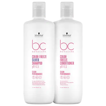 Imagem do produto Kit Schwarzkopf Professional BC Bonacure Clean Performance Color Freeze Silver (2 Produtos)