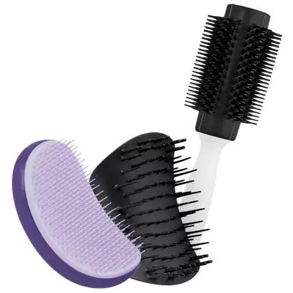 Imagem do produto Kit Tangle Teezer Esfoliar, Desembaraçar e Modelar Cabelos Grossos (3 Produtos)