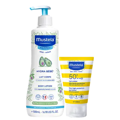 Imagem do produto Kit Mustela FPS50 + Hydra Bébé (2 Produtos)