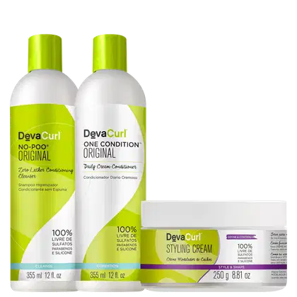 Imagem do produto Kit Deva Curl para Cabelos Ondulados II (3 Produtos)