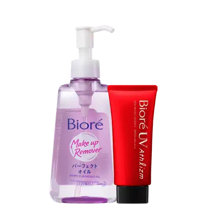 Imagem do produto Kit Bioré Make Up Remover UV Athlizm FPS50 Travel (2 Produtos)