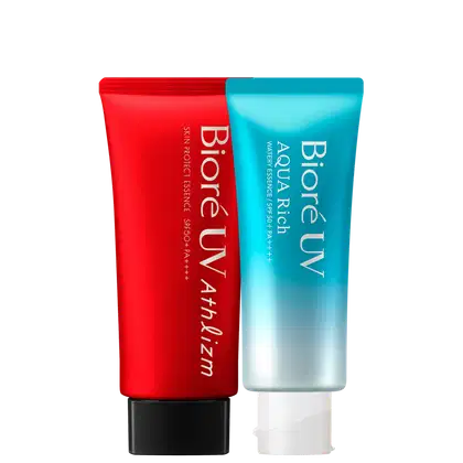 Imagem do produto Kit Bioré UV Aqua Rich Watery Essence e Athlizm FPS 50 (2 Produtos)