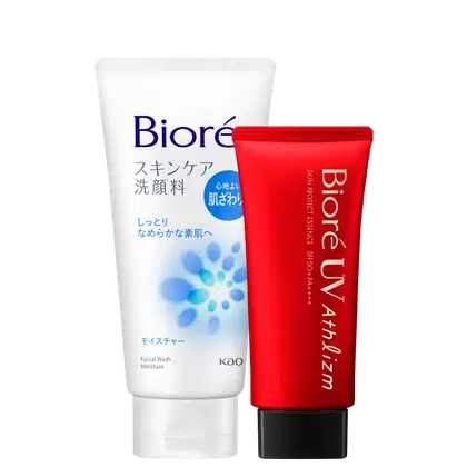 Imagem do produto Kit Bioré Wash Moisture e UV Athlizm FPS50 (2 Produtos)