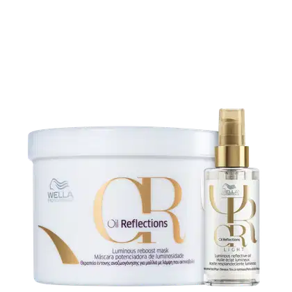 Imagem do produto Kit Wella Professionals Oil Reflections Mask Light Duo (2 Produtos)