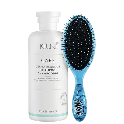 Imagem do produto Kit Beleza na Web Keune Care Derma Regulate e Wet Brush Detangler Terrain (2 Produtos)