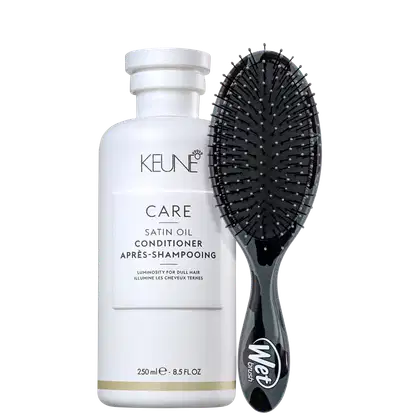 Imagem do produto Kit Beleza na Web Keune Care Satin Oil e Wet Brush Detangler Safari Duo (2 Produtos)