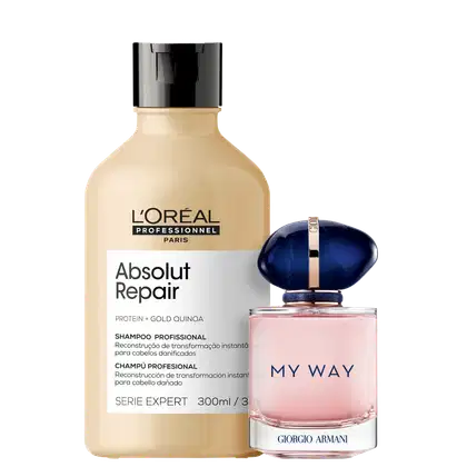 Imagem do produto Conjunto Beleza na Web My Way Giorgio Armani Feminino - Eau de Parfum 50ml + Shampoo 300ml