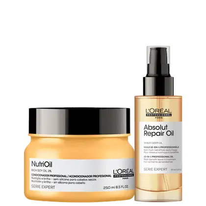 Imagem do produto Kit L'Oréal Professionnel Serie Expert Absolut Repair Oil NutriOil Tratamento (2 Produtos)