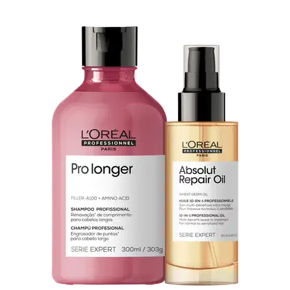 Imagem do produto Kit L'Oréal Professionnel Serie Expert Absolut Repair Oil Pro Longer Duo (2 Produtos)
