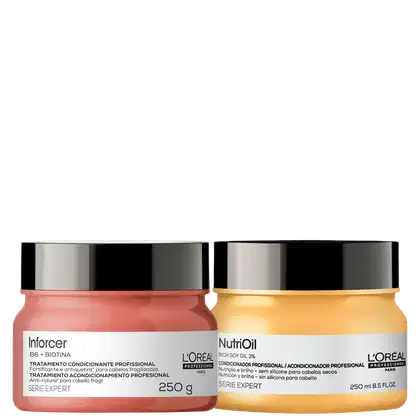 Imagem do produto Kit L'Oréal Professionnel Serie Expert  NutriOil Inforcer Tratamento (2 Produtos)