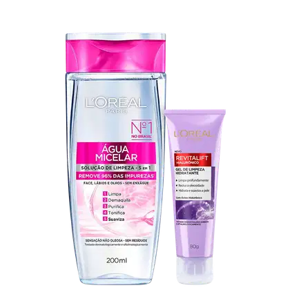 Imagem do produto Kit L'Oréal Paris Limpeza Profunda e Hidratante (2 Produtos)