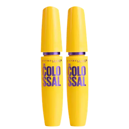 Imagem do produto Kit Maybelline The Colossal Volum'Express Lavável Preto - Máscara de Cílios 2x9,2ml