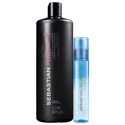 Imagem do produto Kit Sebastian Professional Flaunt Trilliant + Penetraitt Shampoo (2 Produtos)
