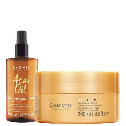 Imagem do produto Kit Cadiveu Professional Açaí Oil Nutriglow Care Intense (2 Produtos)