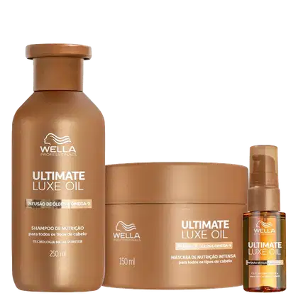 Imagem do produto Kit Wella Professionals Ultimate Luxe Oil Trio (3 Produtos)