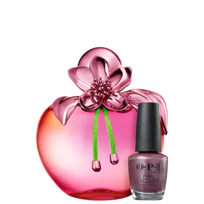 Imagem do produto Conjunto Nina Illusion Nina Ricci Feminino - Perfume Eau de Parfum 80ml + Esmalte Cremoso OPI Reykjavik 15ml