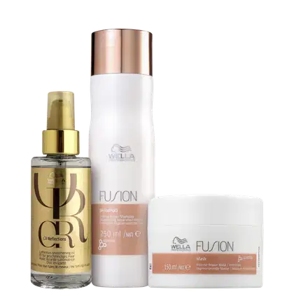 Imagem do produto Kit Wella Professionals Oil Reflections Fusion Trio (3 Produtos)