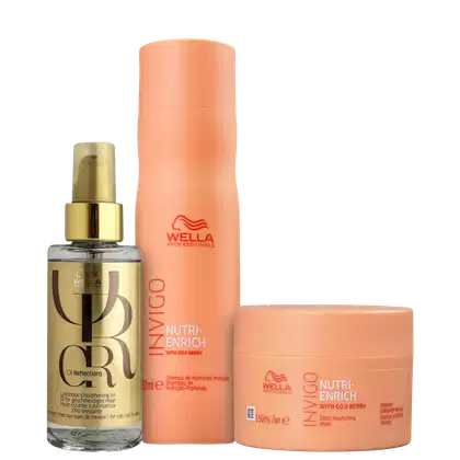 Imagem do produto Kit Wella Professionals Oil Reflections Invigo Nutri-Enrich Trio de Cuidados (3 Produtos)