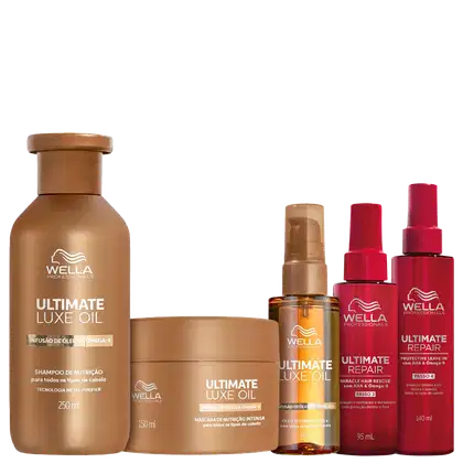 Imagem do produto Kit Wella Professionals Ultimate Luxe Oil & Repair (5 Produtos)