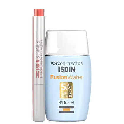 Imagem do produto Kit ISDIN Proteção Facial Fusion Water SI-Nails (2 Produtos)