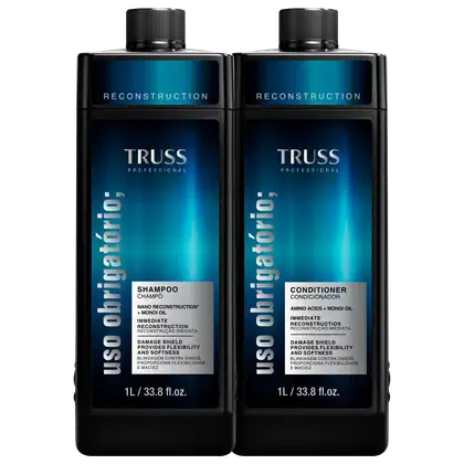 Imagem do produto Combo TRUSS Uso Obrigatório Reconstruction  Duo Salon (2 Produtos)