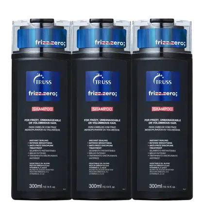 Imagem do produto Kit TRUSS Triple Shampoos Frizz Zero (3 Unidades)