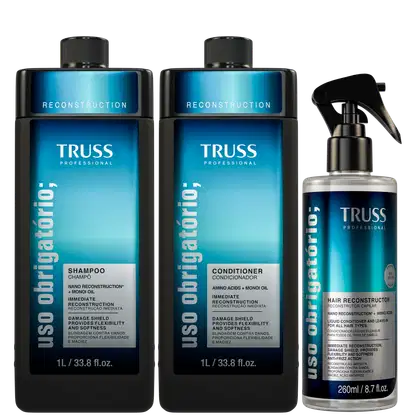 Imagem do produto Kit TRUSS Uso Obrigatório Hair Reconstruction (3 Produtos)
