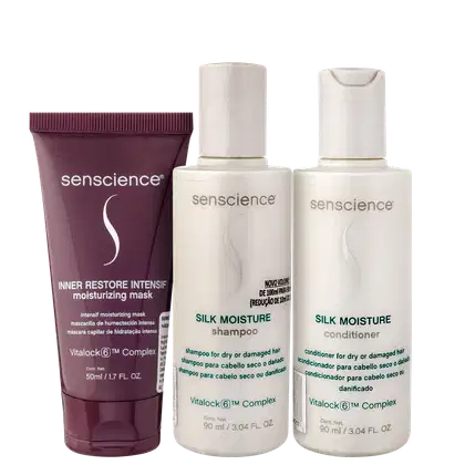 Imagem do produto Kit Senscience Silk Moisture + Inner Restore Intensif Trio Care (3 Produtos)