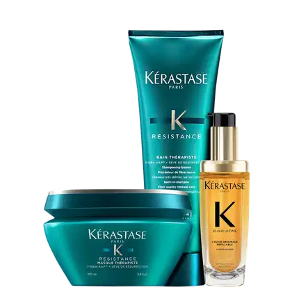 Imagem do produto Kit Kérastase Résistance Elixir Ultime L'Huile Originale Trio (3 Produtos)