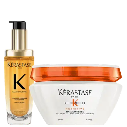 Imagem do produto Kit Kérastase Nutritive Masque Elixir Ultime L'Huile Originale (2 Produtos)