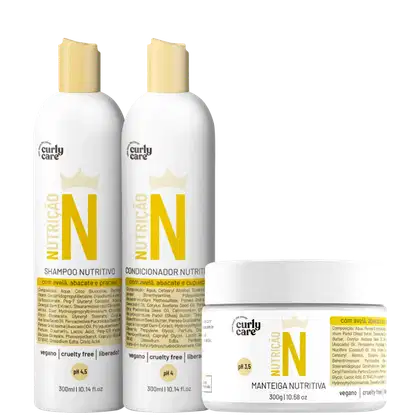 Imagem do produto Kit Curly Care Nutrição N Trio Essential (3 Produtos)
