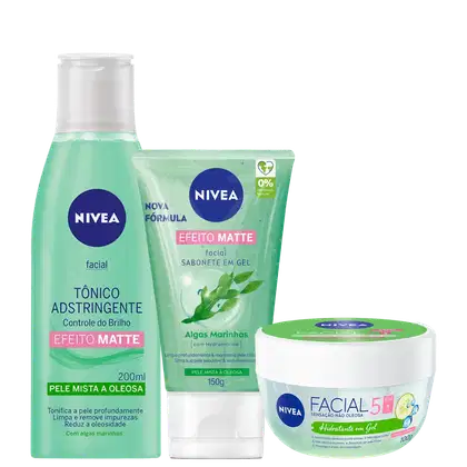 Imagem do produto Kit NIVEA Facial Efeito Matte (3 Produtos)