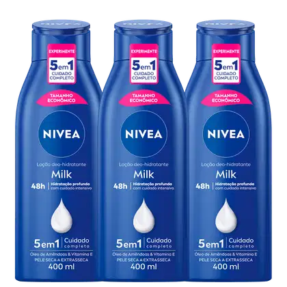 Imagem do produto Kit NIVEA Milk - Loção Hidratante (3 Unidades)