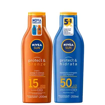 Imagem do produto Kit NIVEA SUN Protect Hidrata Bronze (2 Produtos)