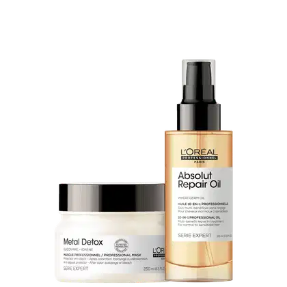 Imagem do produto Kit L'Oréal Professionnel Metal Detox + Absolut Repair 10 in 1 (2 Produtos)