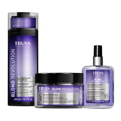 Imagem do produto Combo Blond Revolution: Shampoo 300ml + Máscara  180g + Finalizador 100ml