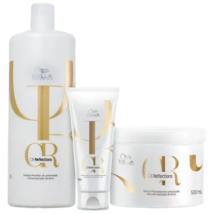 Imagem do produto Kit Wella Professionals Oil Reflections Tripla Ação (3 Produtos)