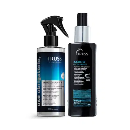Imagem do produto Combo Truss: Spray Uso Obrigatório; 260ml + Protetor Térmico Amino 225ml