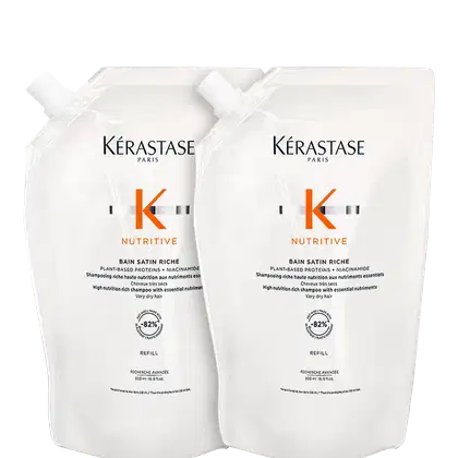 Kit com dois refis de shampoo Nutritive, da marca Nutritive.