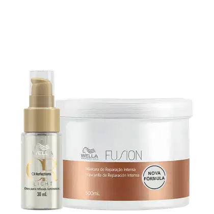 Imagem do produto Kit Wella Professionals Duet Fusion Oil Reflections Light (2 Produtos)