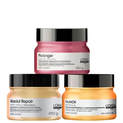 Imagem do produto L'Oréal Professionnel Serie Expert NutriOil + Absolut Repair + Pro Longer (3 Produtos)