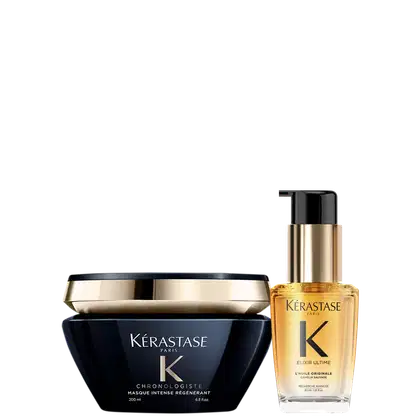Imagem do produto Kit Kérastase Chronologiste Masque Elixir Ultime L'Huile Originale Duo (2 Produtos)