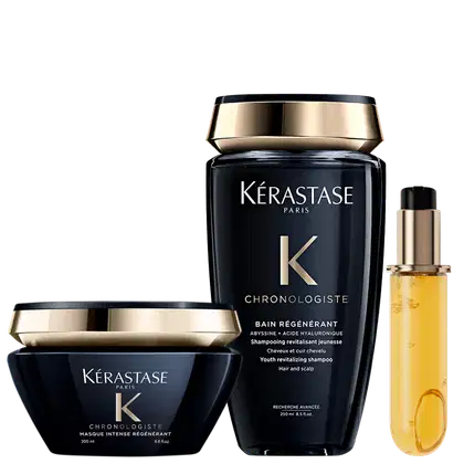 Imagem do produto Kit Kérastase Chronologiste Elixir Ultime L'Huile Originale Refil Trio (3 Produtos)